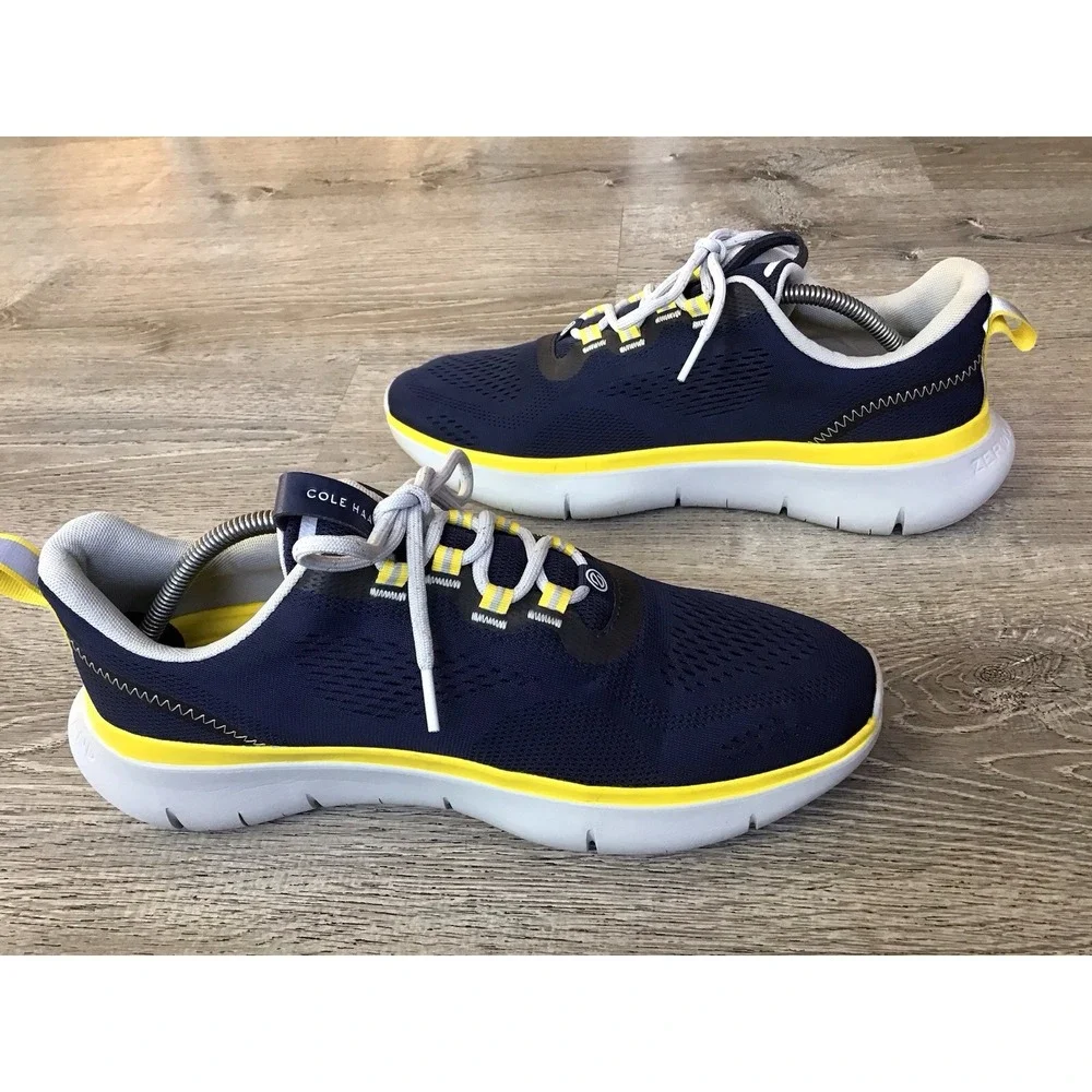 Cole Haan Zerogrand 360 Men's Size 11 Journey Runner Blue Yellow Gray C34346